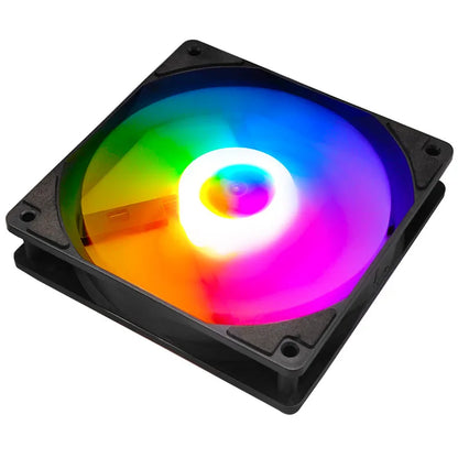 Manmu Fetival Pormotion 120mm Computer Fan Rainbow RGB/ High Cooling Performance Gaming PC Fan - image 6