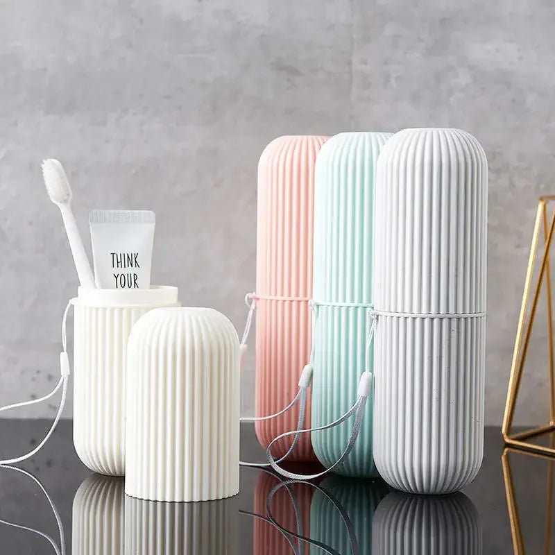 Portable Toothpaste Toothbrush Protect Holder Case Travel Camping Storage Box Protect Toothbrush Toothpaste from Dirt and Da…