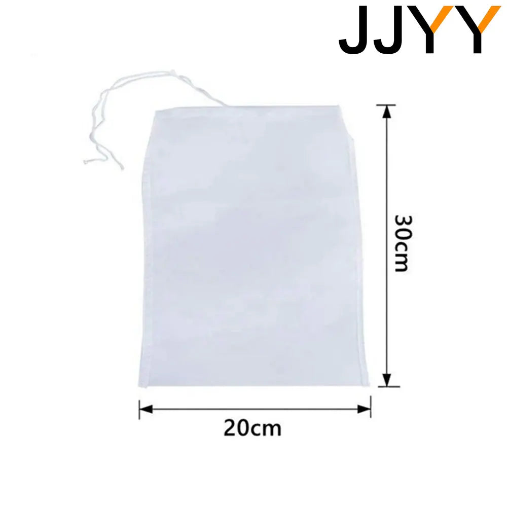 JJYY Beer Homebrew Filter Bag for Brewing Malt Boiling Wort Mash Strainer Tool Mesh Nylon Food Strainer Bag Nut Milk Juice F…