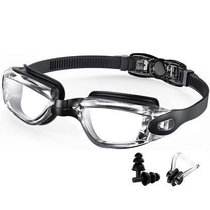 Swimming Goggles Professional Waterproof Swim Eyewear Glasses Anti-fog 100% UV Protection No Leaking For Adult Men Women You…