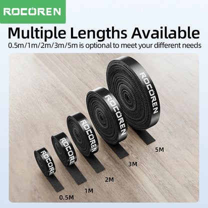 Rocoren Cable Organizer Wire Winder USB Cable Management Charger Protector For Phone Mouse Earphone Cable Holder Cord Protec…