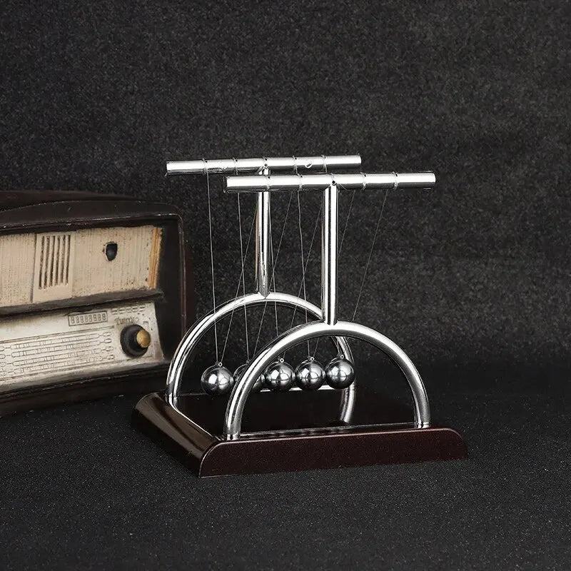 Newton's Cradle Balance Steel Ball Teaching Supplies Physics Science Pendulum Desktop Toys Stress Relief Gifts Home Decorati…