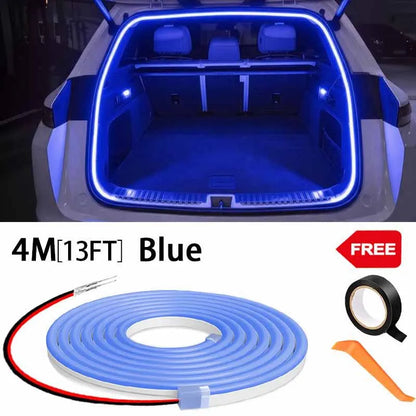 Car High Brightness Trunk Lighting Ambient Light Interior Decoration LED Wiring Free Automatic Sensing Tailgate Light Strip…