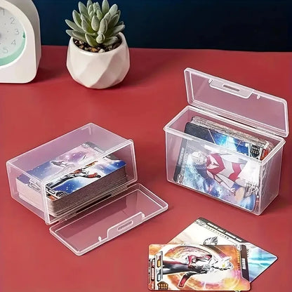 1/3pcs Playing Card Box, Clear Deck Case, Two Poker Images Can Be Placed (NO Cards) Christmas, Halloween, Thanksgiving Gift…