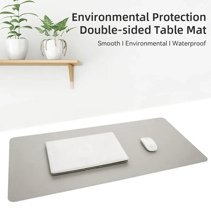 1 Pcs Large Size 600*300mm Office Desk Protector Mat PU Leather Waterproof Mouse Pad Desktop Keyboard Desk Pad Gaming Mousep…
