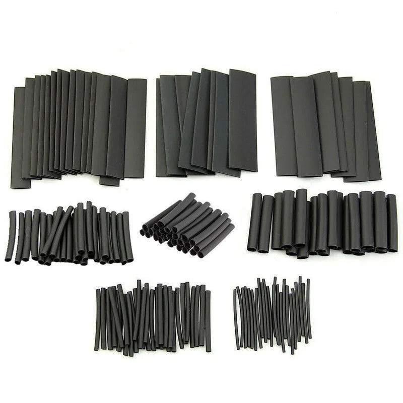 127Pcs Heat Shrink Tube Sleeving Tubing Assortment Kit Electrical Connection Electrical Wire Wrap Cable Waterproof Shrinkage…