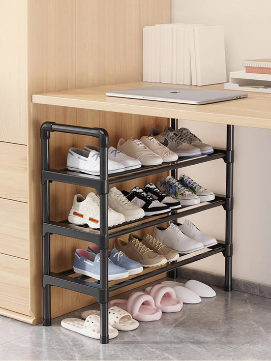 Multiple Layers Metal Shoe Rack, Large Capacity Shoe Organizer for Entryway, Closet, Garage, Shoe Shelf for Living Room - im…