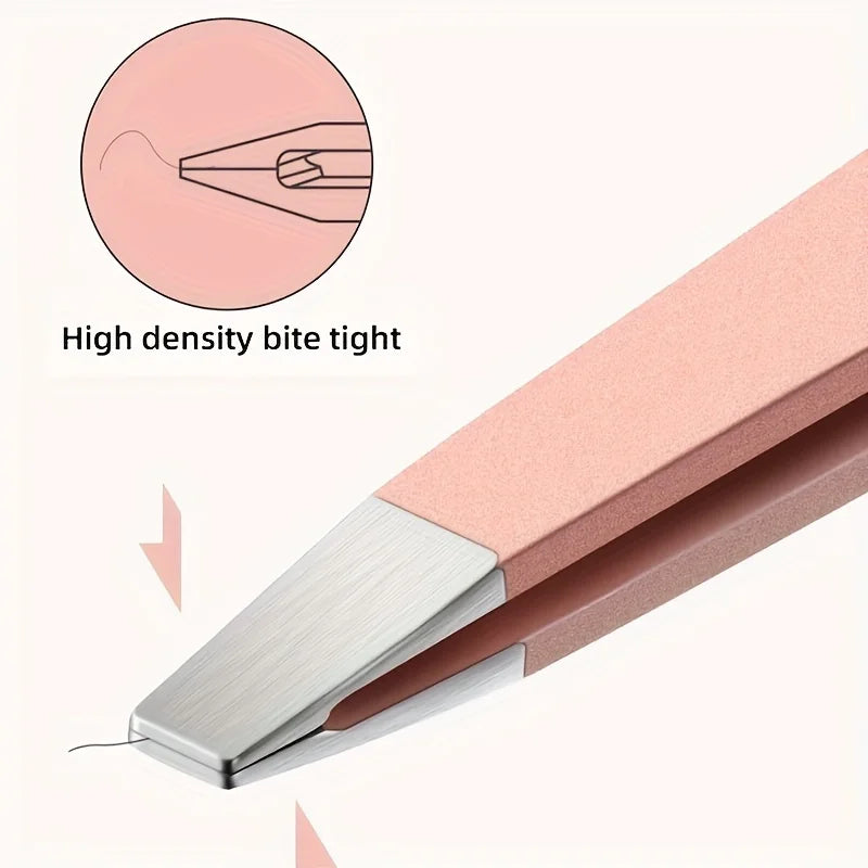 1/4pcs Set Professional Eyebrow Hair Removal Splinter Tweezers Set Perfect For Very Effortless and Relaxed to Remove - image…