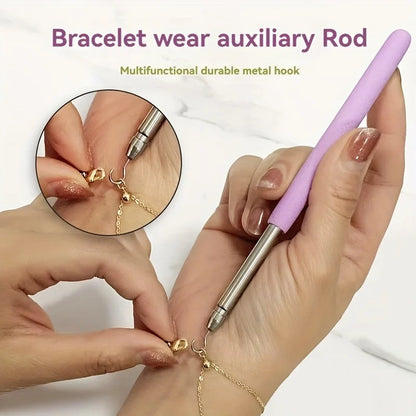 Help Wear Bracelet Tool Partner Jewelry Helper Fastening Aid Quickly Unfasten Hooking Equipment Pliers Clasps Ties Zipper Cr…