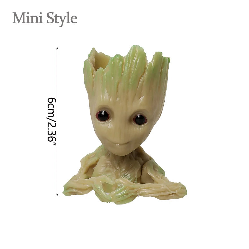 Home Decoration Crafts Miniature Model Office Desktop Display Cartoon Groot Figurines Handicrafts Decor Tree Man Ornament 5C…