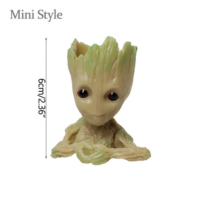Home Decoration Crafts Miniature Model Office Desktop Display Cartoon Groot Figurines Handicrafts Decor Tree Man Ornament 5C…