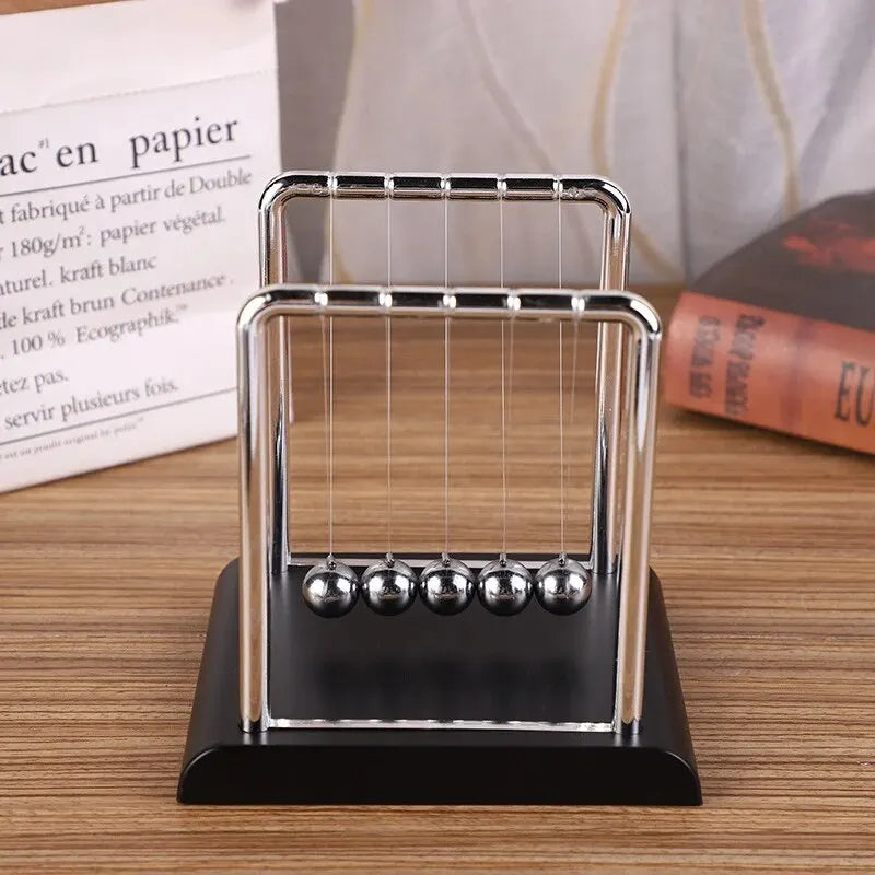 Newton's Cradle Balance Steel Ball Teaching Supplies Physics Science Pendulum Desktop Toys Stress Relief Gifts Home Decorati…