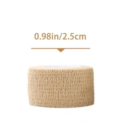 10/1Rolls Medical Adhesive Bandage Elastic Breathable Sports Self Adhesive Tape Beige Wrap Finger Tape For Wrist Ankle First…