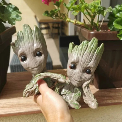 Home Decoration Crafts Miniature Model Office Desktop Display Cartoon Groot Figurines Handicrafts Decor Tree Man Ornament 5C…