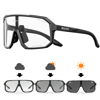 SCVCN New Cycling Glasses Bike Sunglasses Men UV400 Eyewear Outdoor Sports MTB Goggles Bicycle Women Riding Hiking Sunglasse…