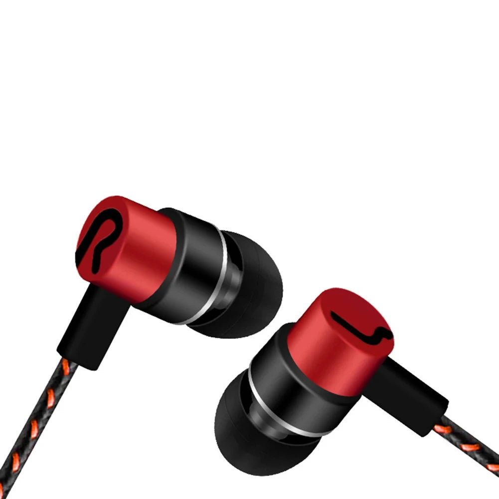 3.5mm In-Ear Wired Headphone 2 Basic Box Bass Stereo Earbuds Mobile Headphone Noise Cancelling Superb Bass Stereo Earphone -…