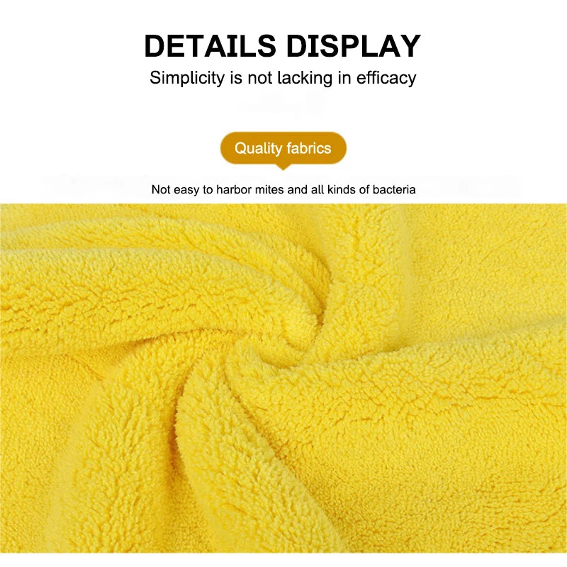 SEAMETAL High-end Microfiber Towel Car Wash Towel Detailing Cleaning Cloth Car Wash Drying Towel Car Absorbent Cleaning Prod…