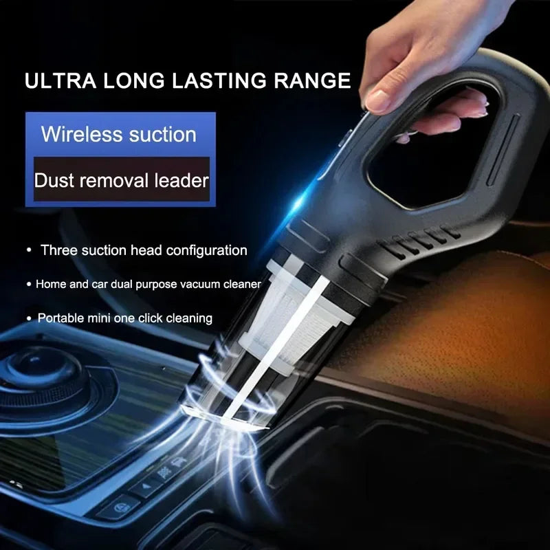 Wireless Vacuum Cleaner Powerful Suction Rechargeable Handheld Vacuum Cleaner Quick Charge for Car Home Pet Hair - image 3