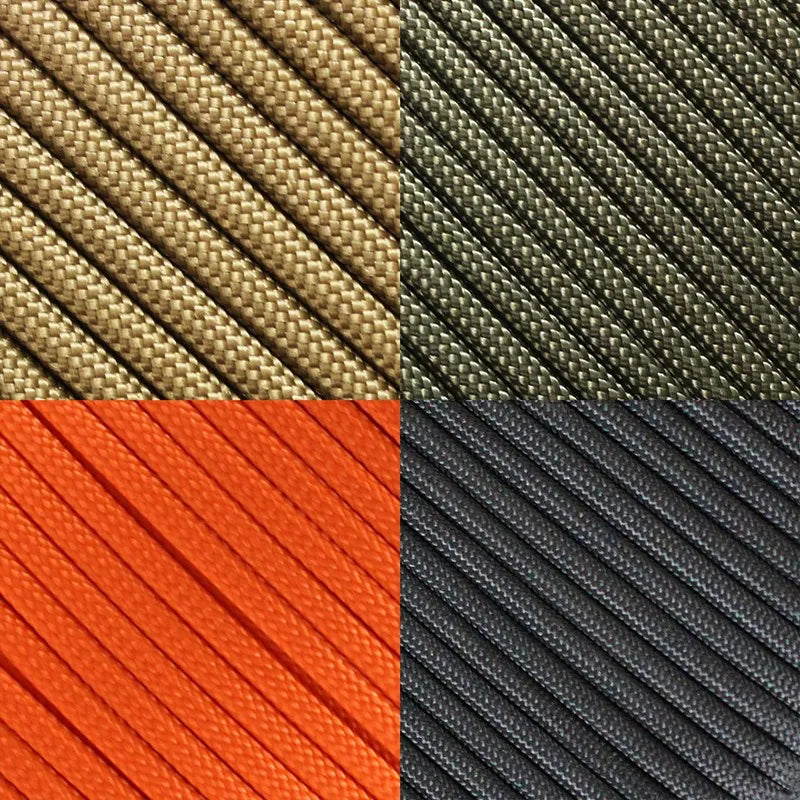 7 Cores 550 Paracord Cord 5 15 30 M Dia.4mm For Outdoor Camping Survival Lanyard Parachute Rope Hiking Tent Accessories - im…