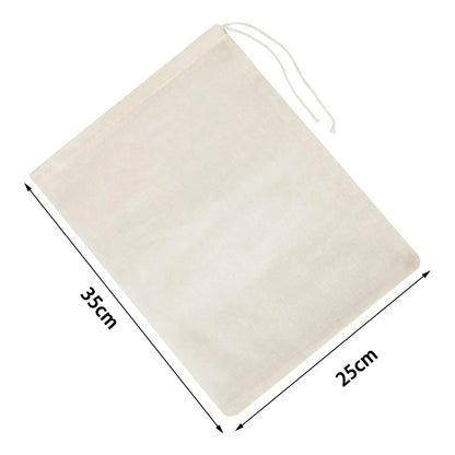 1/5Pcs Reusable Nut Milk Bags Strainers Unbleached Nylon Cheesecloth Bag Food Cheese Yogurt Filter Kitchen Fine Mesh Straine…