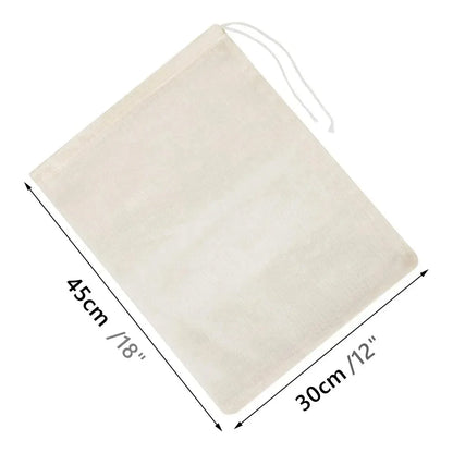 1/5Pcs Reusable Nut Milk Bags Strainers Unbleached Nylon Cheesecloth Bag Food Cheese Yogurt Filter Kitchen Fine Mesh Straine…