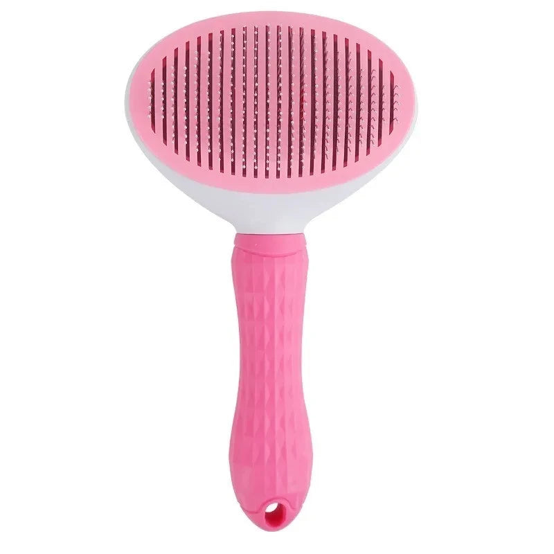 Pet Dog Brush Cat Comb Self Cleaning Pet Hair Remover Brush For Dogs Cats Grooming Tools Pets Dematting Comb Dogs Accessorie…