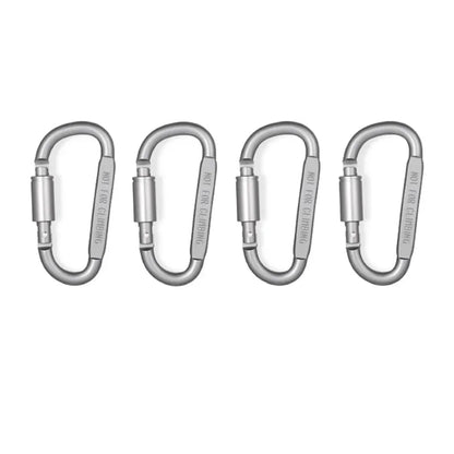 4-6PCS Carabiner Set For Key Camping Survival EDC Outdoor Keychain Clip Alloy Aluminum Tactical Caribiner Hook Karabiners -…