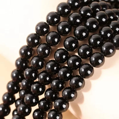 Natural Stone Golden Obsidian Bead Irisation Round Loose Spacer 4 6 8 10 12mm For Jewelry Making Diy Bracelet Necklace Acces…