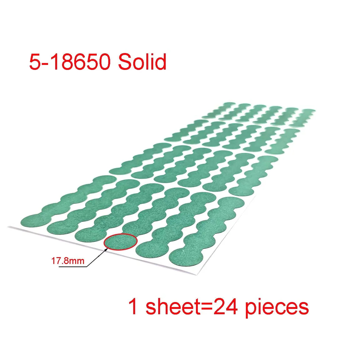 18650 21700 32650 Li-ion Battery Insulation Gasket Barley Paper Battery Pack Cell Insulating Glue Patch Electrode Insulated…