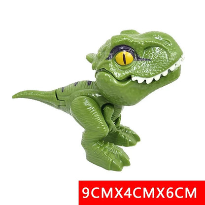 Jurassic Finger Dinosaur Triceratops Tyrannosaurus Model Toys for Kids Creative Finger Biting Dinosaurs Interactive Toy Boy…