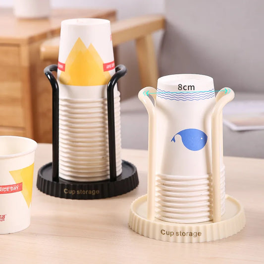 Household Disposable Paper Cup Holder, Desktop Paper Cup Storage Rack, Suitable For Living Room, Dining Room And Other Cup T…