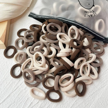 20/50pcs Kids Elastic Hair Bands Girls Sweets Scrunchie Rubber Band for Children Hair Ties Clips Headband Baby Hair Accessor…