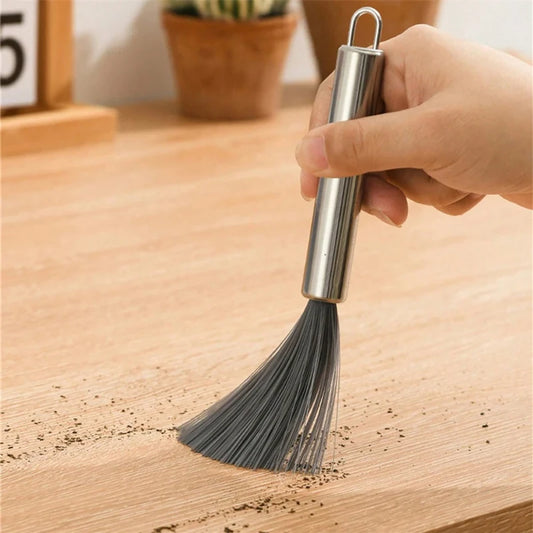 1/2PCS Multi‑Functional Cleaning Brush with Steel Handle Household Cleaning Brush for Home Kitchen Bathroom - image 2
