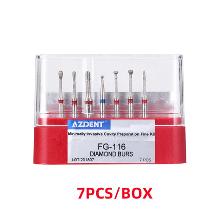 1BOX Azdent DENTAL Diamond Bur Kit With Storage Box Various Functions Optional Fit for High Speed Handpiece - image 10