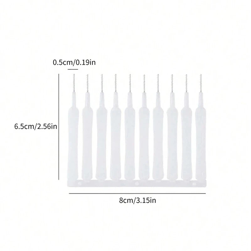 10-40PCS Shower Head Cleaning Brush Anti-clogging Micro Nylon Brush Cleaning Tool for Bathroom Kitchen Phone Hole - image 3