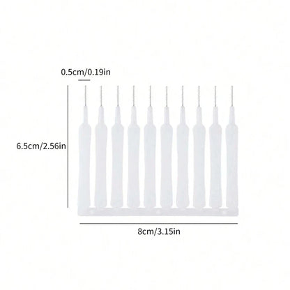 10-40PCS Shower Head Cleaning Brush Anti-clogging Micro Nylon Brush Cleaning Tool for Bathroom Kitchen Phone Hole - image 3