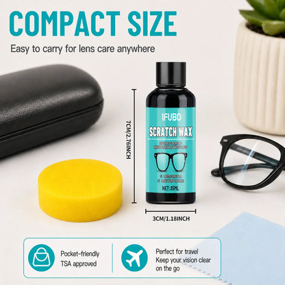 Eyeglass Scratch Repair CreamEyeglass Lens and Frame Scratch Polish, Lens Scratch Polishing, Buffing, Suitable for Minor Scr…