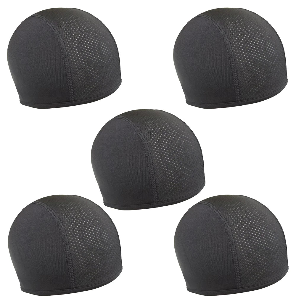 1/2pcs Motorcycle Helmet Inner Cap Hat Quick Dry Breathable Hat Racing Cap Under Helmet Beanie Cap Motocross Motor Helmet Ha…