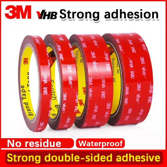 3M VHB double-sided adhesive stickers strong adhesive sponge tape car car VHB waterproof non-marking high viscosity fixed wa…