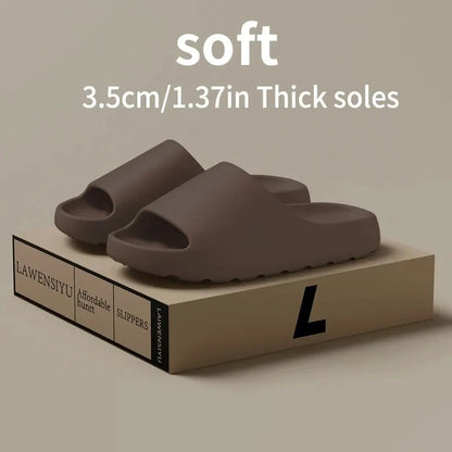Coconut Slippers Feel like Stepping on Clouds Thick-soled Sandals Summer New Non-slip Wearing Sandals（Shoebox not included）…
