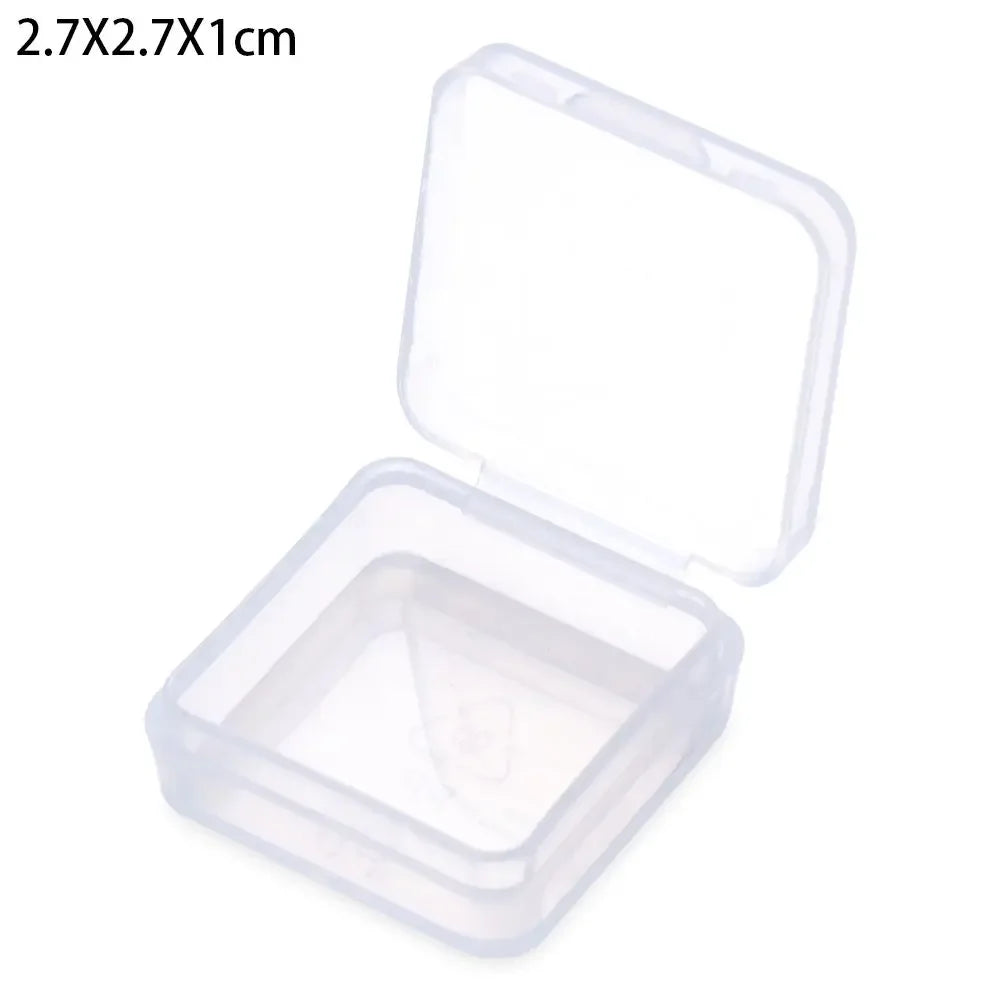 Multi-purpose Clear Storage Case Rectangular Shape Storing Jewelry Headband Small Thing Container Student Stationery Storage…