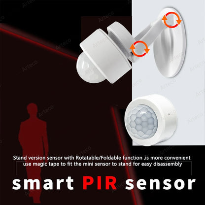 Zigbee 3.0 Smart Pir Motion Sensor Movement Human Body Infrared Detector Security Alarm Sensor Works With EWelink Home Assis…