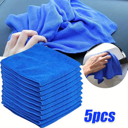 10Pcs Microfiber Towels Car Wash Drying Cloth Towel Household Cleaning Cloths Auto Detailing Polishing Cloth Home Clean Tool…