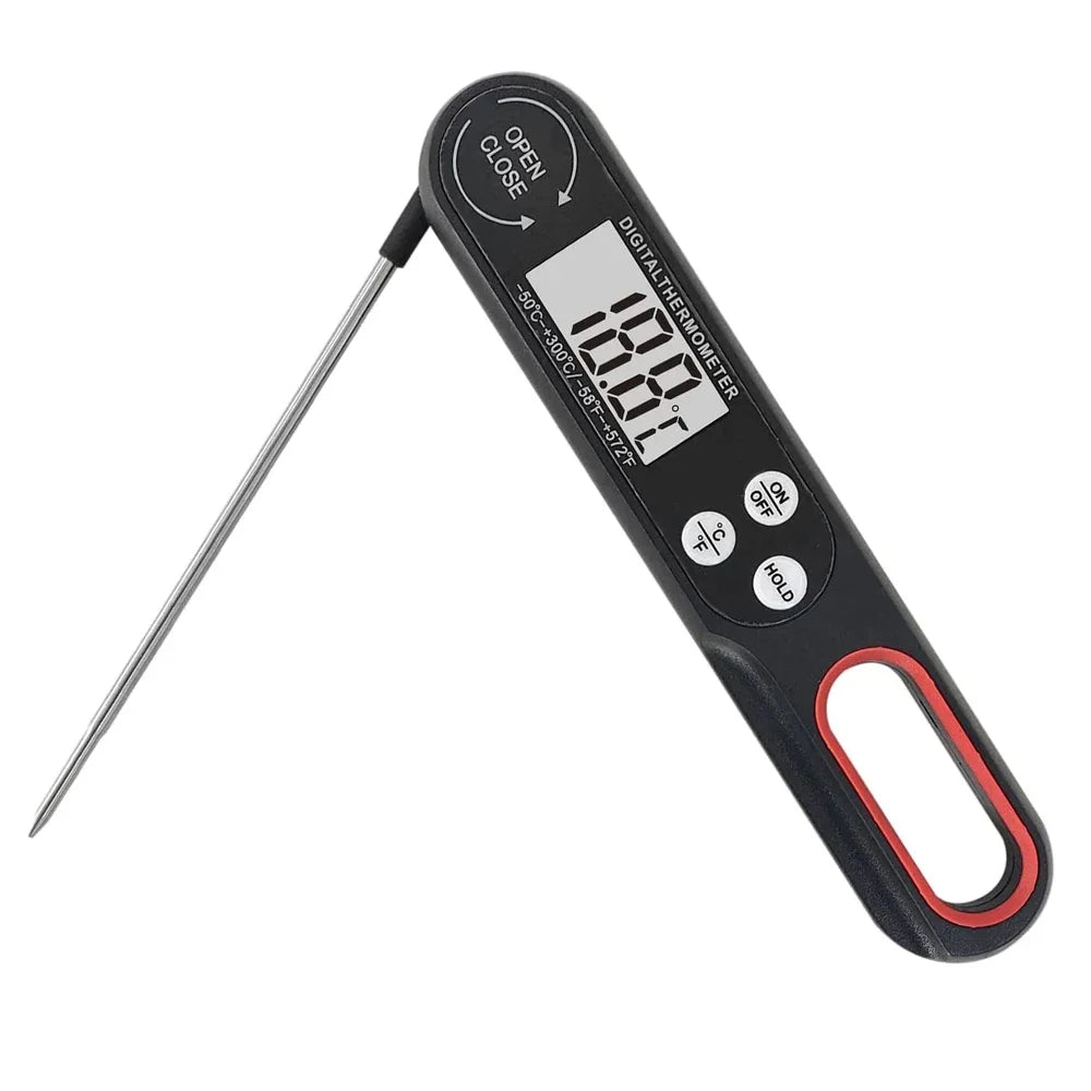 1 piece Digital Meat Thermometer Cooking Food Kitchen BBQ Long Probe Water Milk Oil Liquid Oven Baking Digital Temperature M…