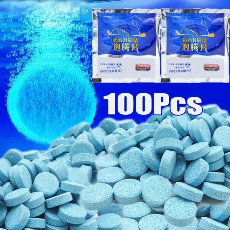 ‌All-Season Windshield Washer Effervescent Tablet (Solid Concentrate) Shellac-Free Formula - image 3