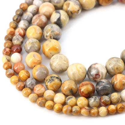 Natural Stone Beads Blue Tiger Eye Crystal Amethyst Rose Quartz Gemstone Bead for Jewelry Making Bracelet Necklace 4/6/8/10M…