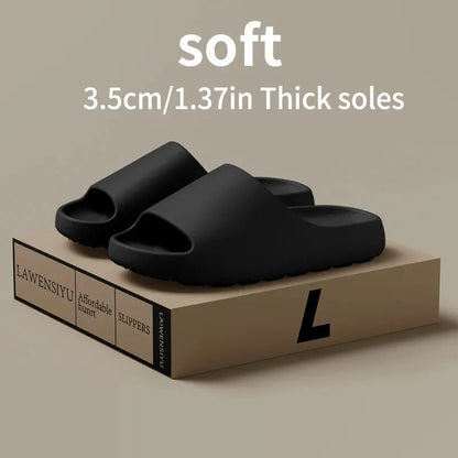 Coconut Slippers Feel like Stepping on Clouds Thick-soled Sandals Summer New Non-slip Wearing Sandals（Shoebox not included）…