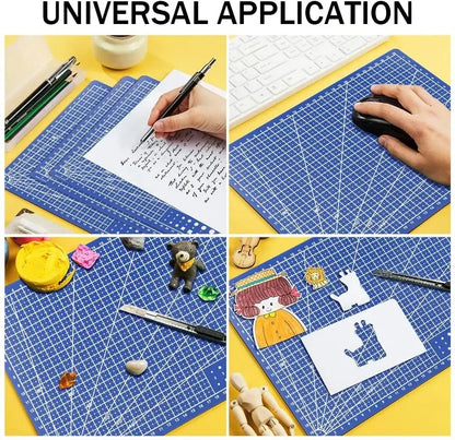 A3 A4 A5 PVC Cutting Mat Workbench Patchwork Cut Pad Sewing Manual DIY Knife Engraving Leather Cutting Board Side Underlay -…
