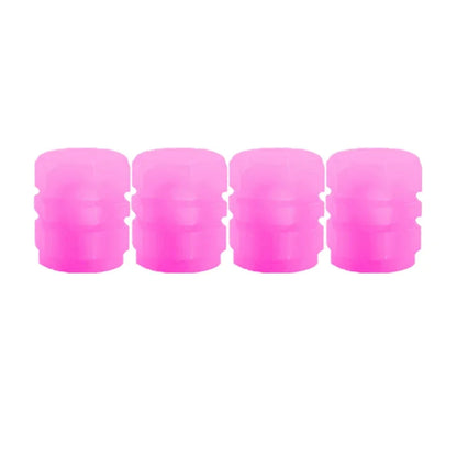 Luminous Valve Caps Fluorescent Night Car Tire Valve Caps Motorcycle Bike Glowing Decor Wheel Nozzles Tyre Cap Car Accessori…