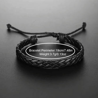3PCS/Set Men Business Watches Casual Leather Band Analog Male's Quartz Watch Necklace Bracelet Set - image 5